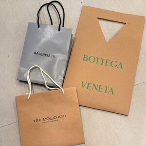 Balenciaga - Bottega and Ralph Lauren The Polo Bar Bags